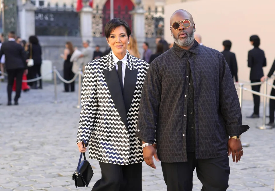 valentino outside arrivals paris fashion week womenswear springsummer 2024