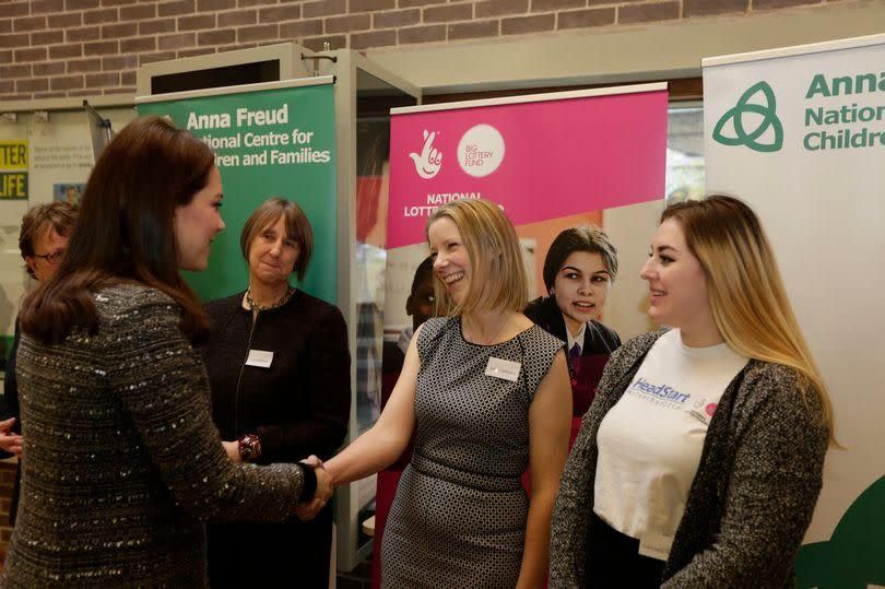 The Anna Freud Centre Tweeted their delight at the Duchess’ visit on Thursday commending how committed she is to the cause. Photo: REX