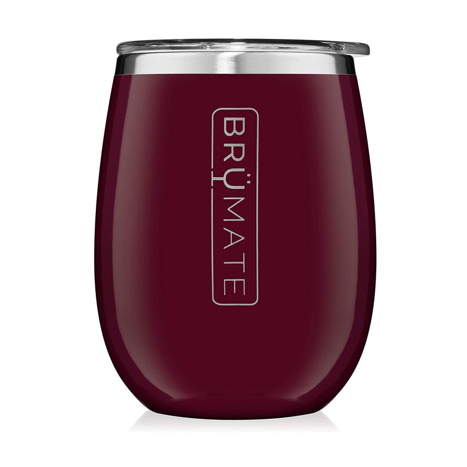 BrüMate Uncork'd XL 14oz Wine Glass Tumbler With Splash-proof Lid