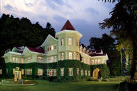 The picturesque Woodville Palace. Over the years they have hosted royalty and numerous Hollywood and Bollywood stars, whose autographs you can see while having a drink at the Hollywood Bar. Having had countless royal weddings here, they are well experienced in the tricky business of wedding planning. They have recently added a Mughal-style tent to the garden which is an ideal location to host any ceremony.