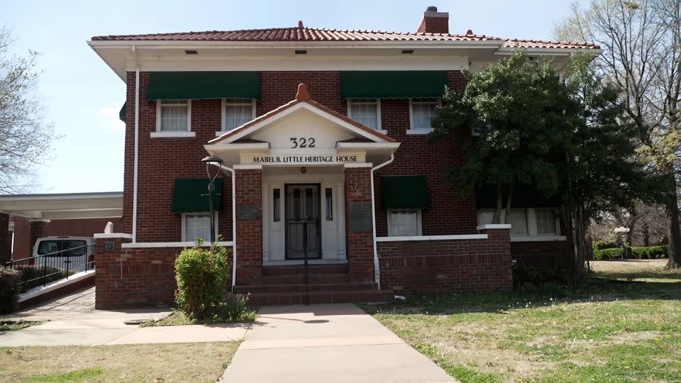 The Mabel B. Little Heritage House, otherwise known as the Sam and Lucy Mackey house, is a replica representing the only home built in the 1920s still standing. The original home sat just a few blocks away and was the second home of Sam and Lucy Mackey, after their first home burned in the 1921 massacre. - Dominic Swann/CNN