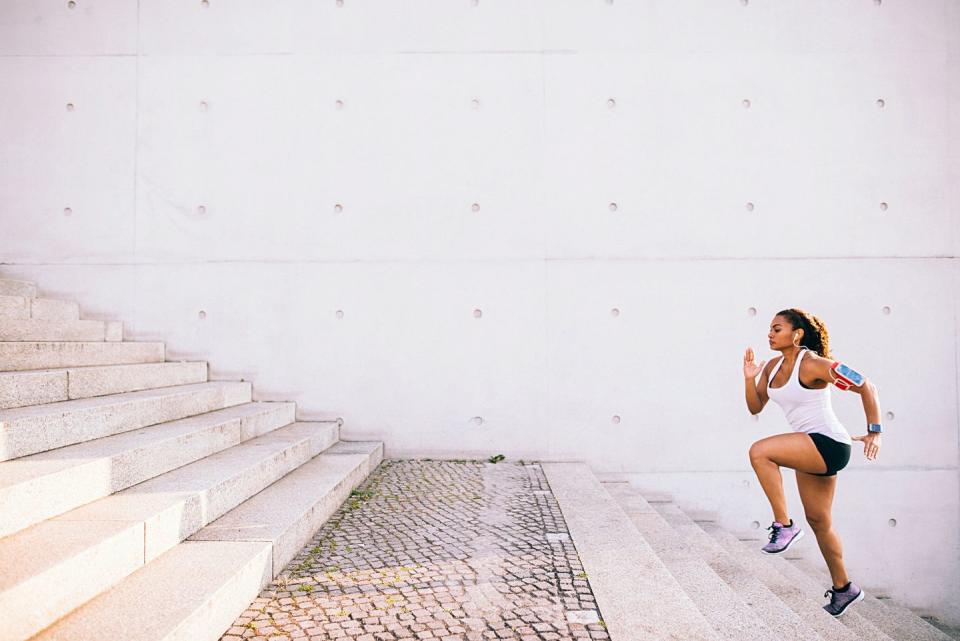 woman doing workout, how to start running