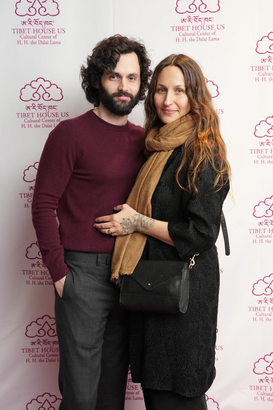 NEW YORK, NEW YORK - MARCH 01: Penn Badgley and Domino Kirke attend the 36th Annual Tibet House US Benefit Concert & Gala After Party at Ziegfeld Ballroom on March 01, 2023 in New York City. (Photo by Ilya S. Savenok/Getty Images for Tibet House US)