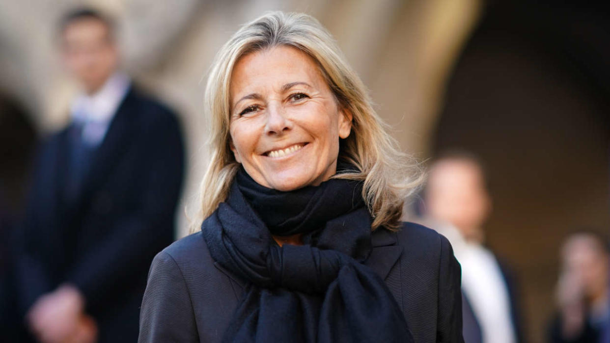 Claire Chazal lors du Gala du 350e anniversaire de l’Opéra Garnier, le 8 mai 2019 à Paris.