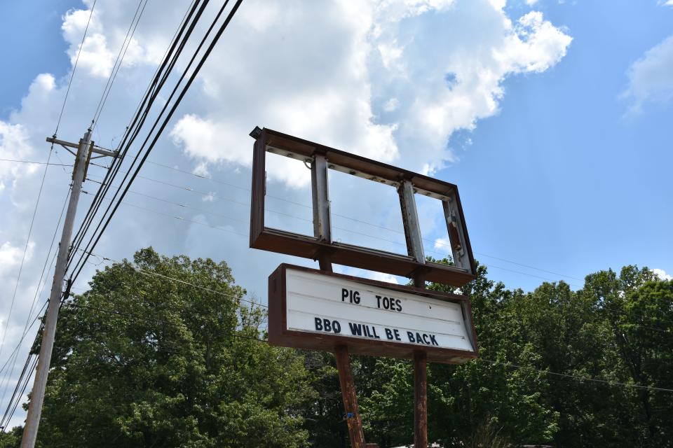 Future site of Pig N Pub at the former Carl's Perfect Pig in White Bluff.