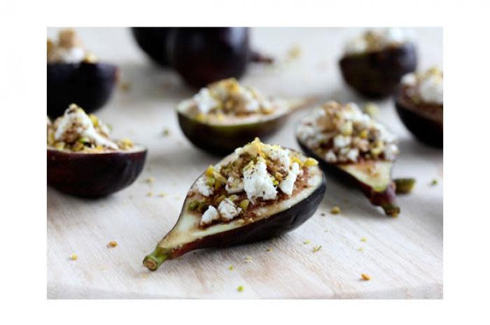 Hors d’Oeuvre: Stuffed Figs With Goat Cheese