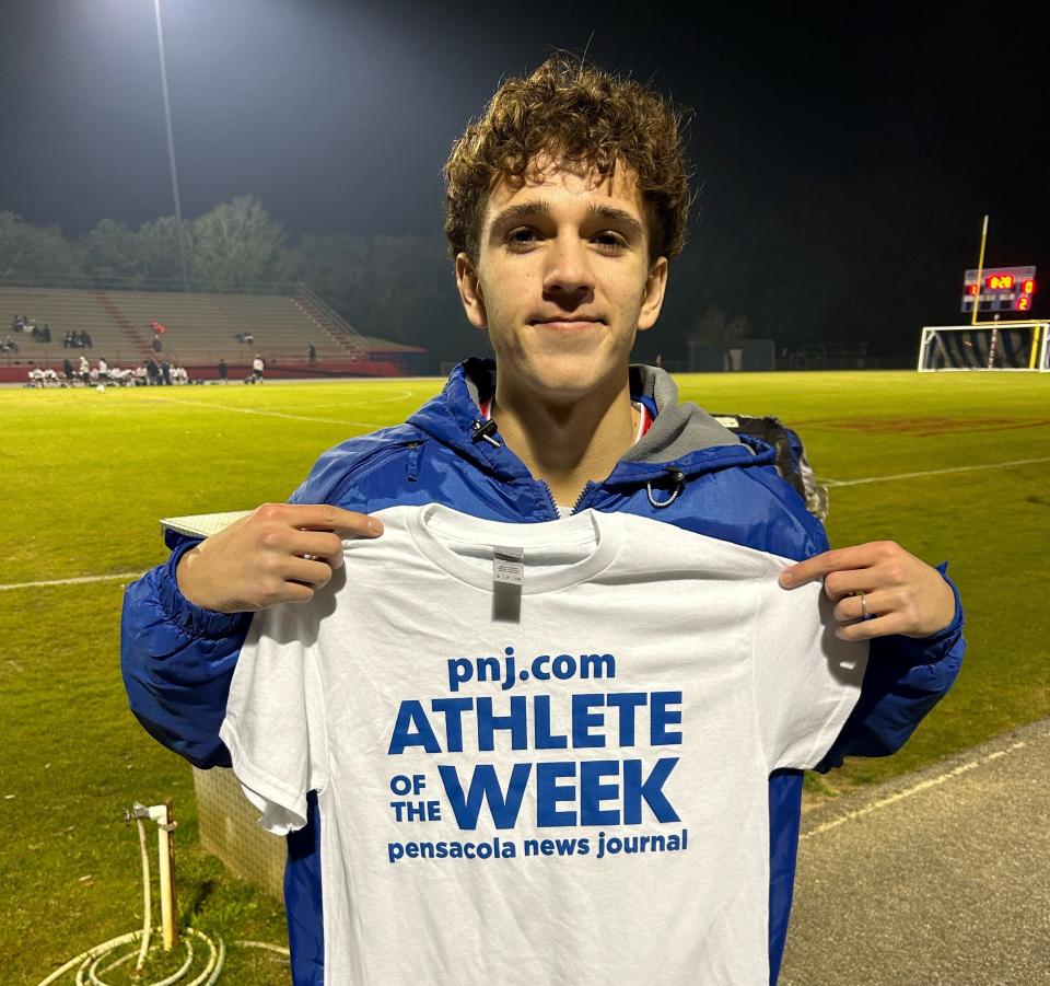 Pace's Leo Barragan the latest winner of PNJ's Athlete of the Week for the 2023-24 school year.