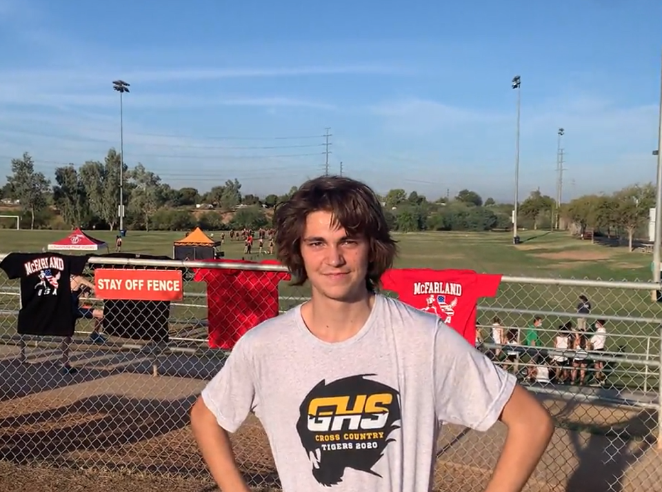 Terrence Keyes ran the second-fastest time in the state for Gilbert.