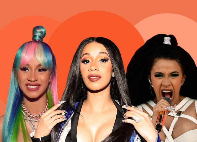Cardi B's ever-changing hairstyles are a parade of hits