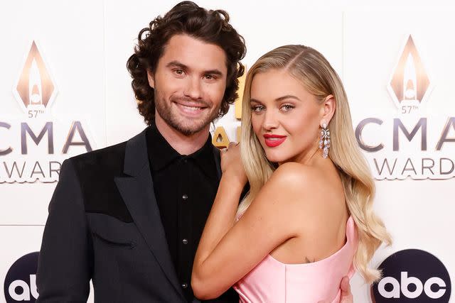 <p>Taylor Hill/WireImage</p> Chase Stokes and Kelsea Ballerini