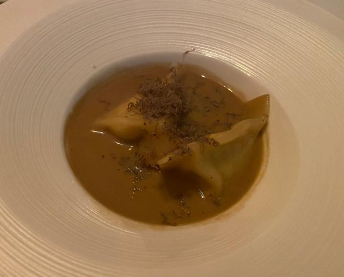 The truffle tortellini at Gauthier Soho was ‘celestial’ (Maya Oppenheim)