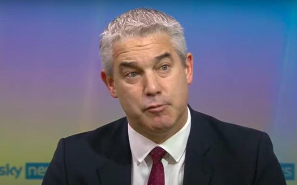 Cabinet Office minster Stephen Barclay refused to apologise for the government's handling of the COVID pandemic. (Sky News)