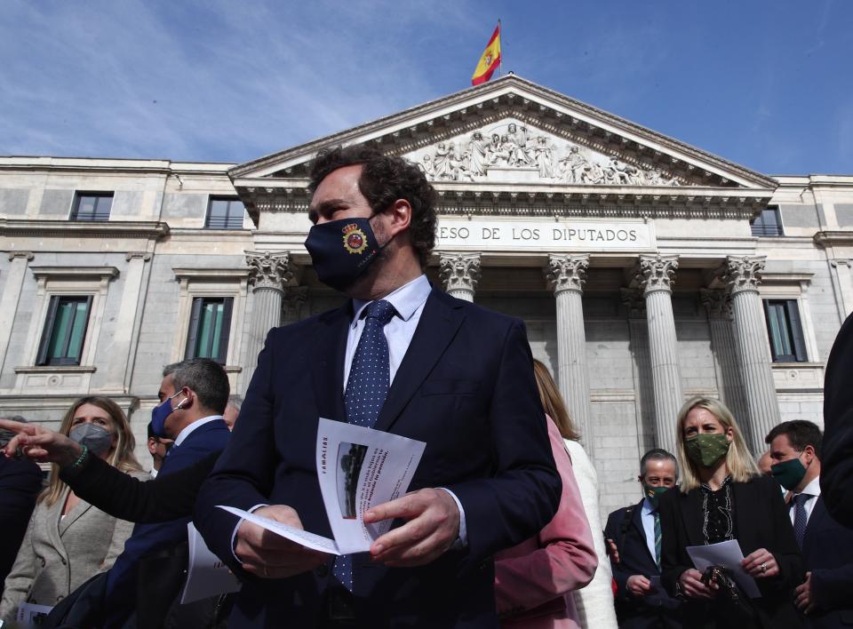 La presidenta del Congreso tuvo que llamarle la atención por su insistencia en seguir con el tema cuando había sido dado por zanjado. (Foto: Europa Press News/Europa Press via Getty Images)