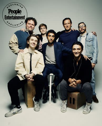 <p>Erik Tanner/Contour by Getty</p> Bo Mitchell, Austin Abrams, Graham Patrick Martin, Alex Wolff, Lewis Pullman, Will Ropp & Ethan Berger