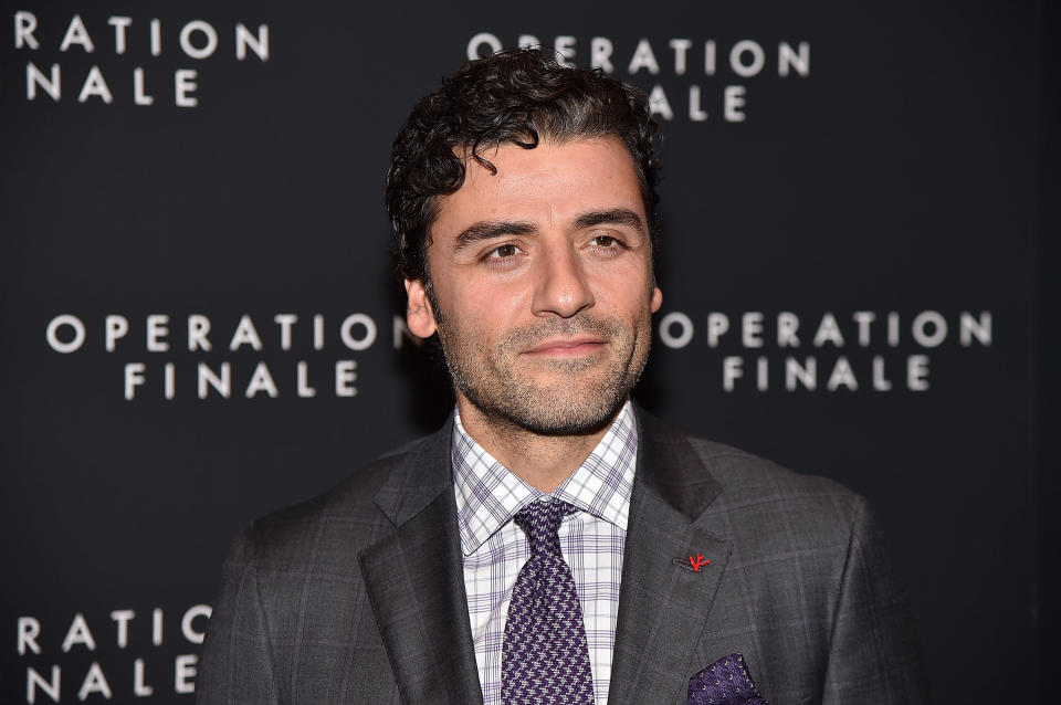 Oscar Isaac attends the "Operation Finale" premiere. (Photo: Theo Wargo via Getty Images)