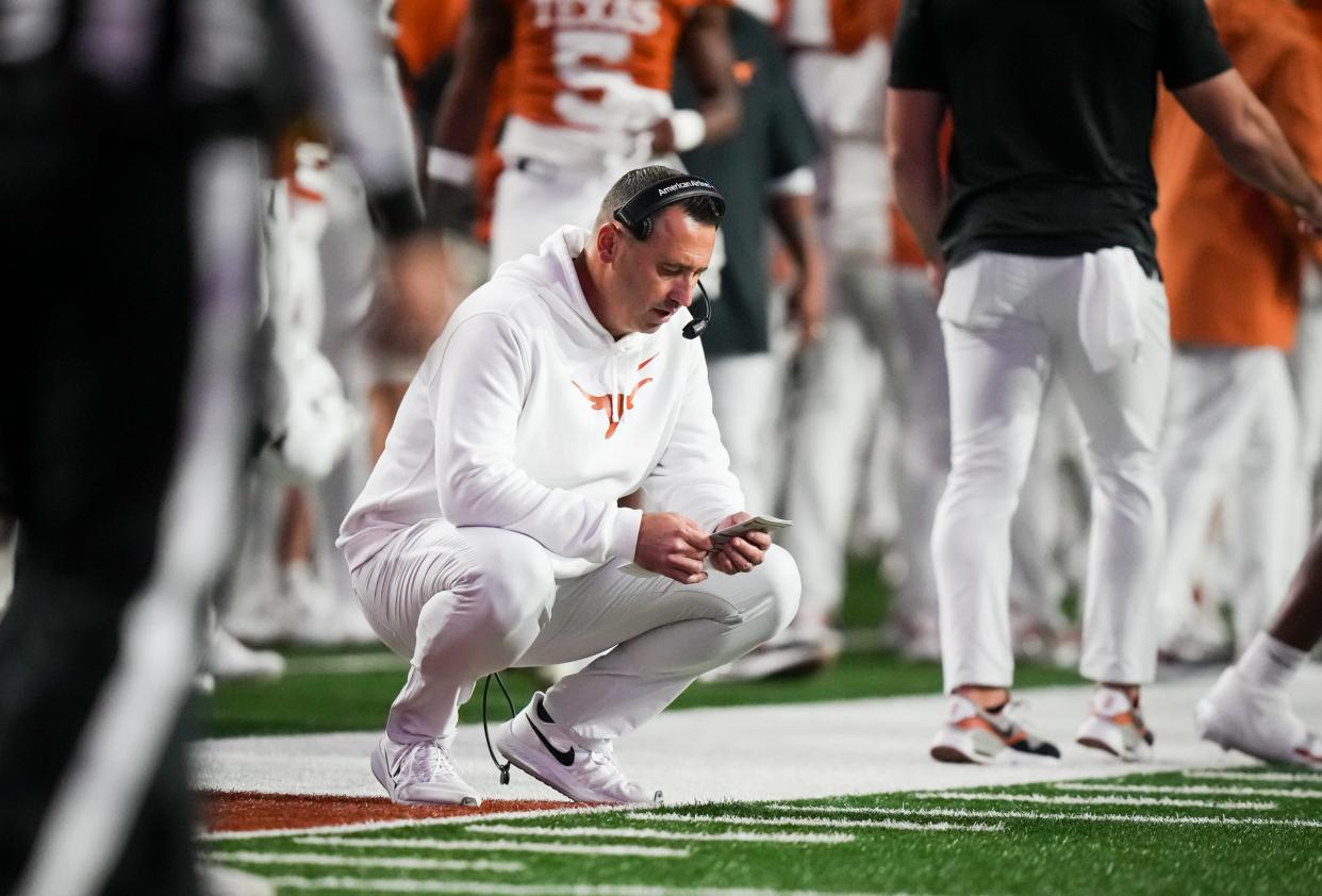 Texas head coach Steve Sarkisian's new $10.3 million salary places him No. 3 in the nation on the highest-paid coaches list, behind only Clemson's Dabo Sweeney and Georgia's Kirby Smart.