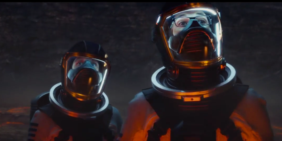 Fantastic Four Trailer in astronaut suits