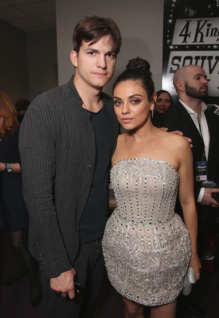<p>Mila Kunis and Ashton Kutcher got married in a top-secret wedding in June 2015. "It was a ninja effort," Kutcher <a href="http://www.etonline.com/news/183627_ashton_kutcher_spills_secret_wedding_details_mila_kunis_to_ellen_degeneres_talks_fatherhood" rel="nofollow noopener" target="_blank" data-ylk="slk:told E!;elm:context_link;itc:0;sec:content-canvas" class="link ">told E!</a>. "We really didn't want helicopters at our wedding and it's a legitimate concern. So I was like posting things on social media that we were in different locations to avoid [people and noise], we didn't want to be screaming our vows at each other."</p>