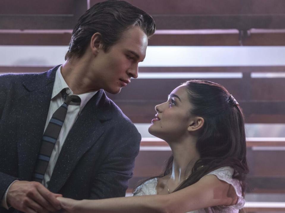 Ansel Elgort and Rachel Zegler in ‘West Side Story’ (20th Century Studios/Moviestore/Shutterstock)