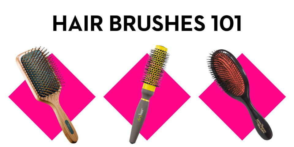 <p>Navigating which hairbrushes you need can be confusing, but the right tools can make all the difference. We asked celebrity hairstylist at <a rel="nofollow noopener" href="http://www.salonsck.com/" target="_blank" data-ylk="slk:Salon SCK;elm:context_link;itc:0;sec:content-canvas" class="link ">Salon SCK</a> and <a rel="nofollow noopener" href="http://rowentabeauty.com/" target="_blank" data-ylk="slk:Rowenta;elm:context_link;itc:0;sec:content-canvas" class="link ">Rowenta</a> brand ambassador <a rel="nofollow noopener" href="https://instagram.com/devin_toth/" target="_blank" data-ylk="slk:Devin Toth;elm:context_link;itc:0;sec:content-canvas" class="link ">Devin Toth</a> to decode what each of these brushes and combs are really best for you. And once you have your collection in place, here's <a rel="nofollow noopener" href="http://www.goodhousekeeping.com/beauty/hair/advice/a40904/how-to-clean-hair-brushes/" target="_blank" data-ylk="slk:how to clean 'em all;elm:context_link;itc:0;sec:content-canvas" class="link ">how to clean 'em all</a>.</p>