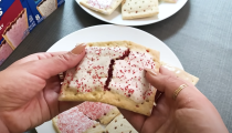 <p>Raspberries are one of my favorite fruits, and out of all of the fruity Pop-Tarts, this one is closest to the actual fruit flavor. </p>