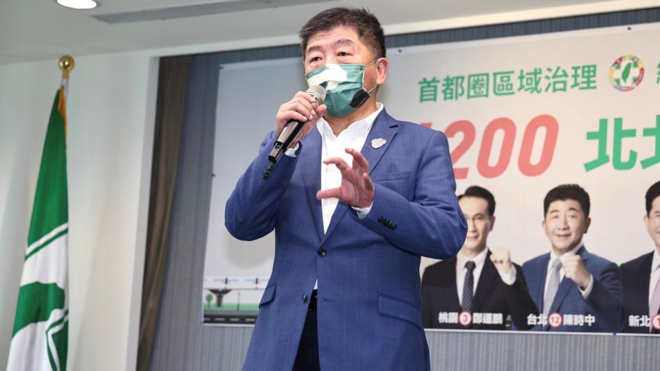 陳時中怒嗆徐巧芯行為惡劣，指選舉再怎麼樣也要有人性，不要做這種傷人的事。林啟弘攝