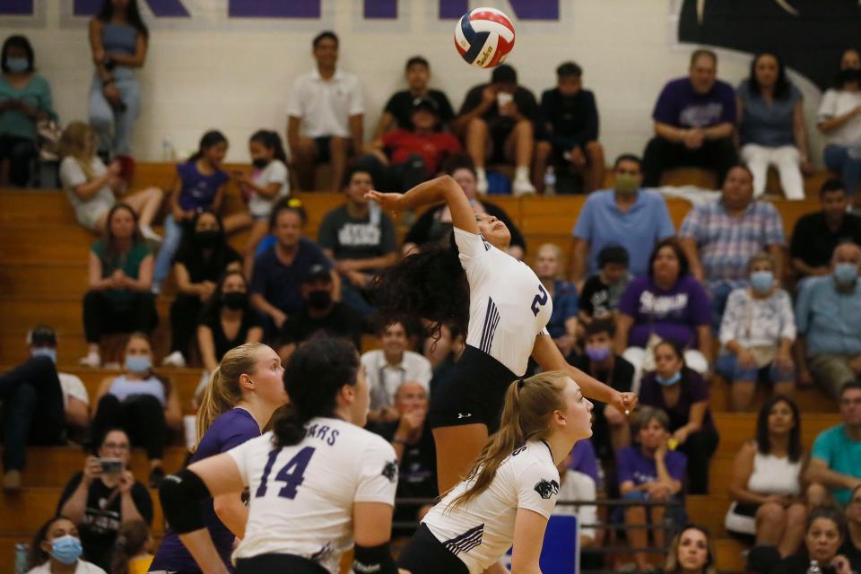 Franklin's Jordan Imperial during the game against El Paso High Tuesday, Aug. 17, 2021, at Franklin High School in El Paso.