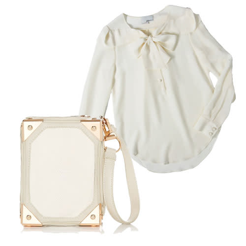 6. 3.1 Phillip Lim long-sleeved tie-front Henley blouse, $375