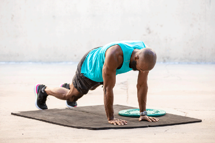 Get Fit to Rip, High Plank Pull Through