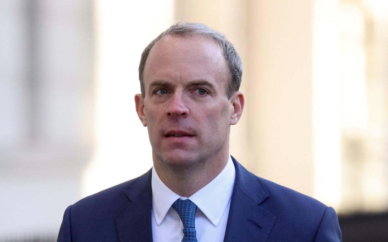 Dominic Raab at the Covid Inquiry