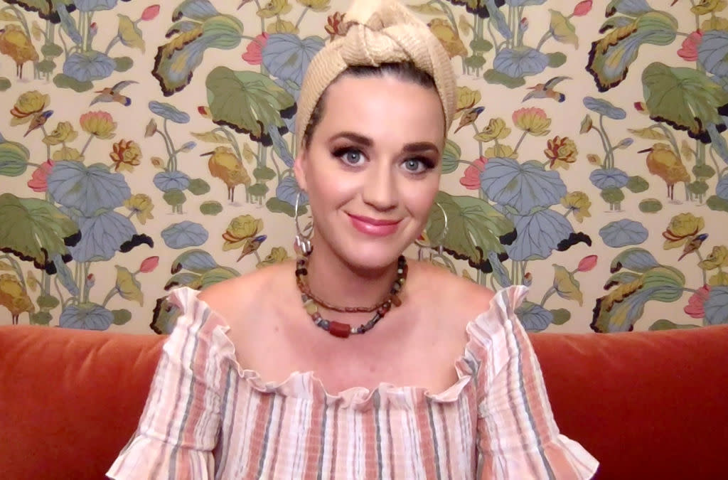 Katy Perry has said she's experiencing 'waves of depression' during coronavirus pandemic, pictured here at the SHEIN Together global streaming event May 2020. (Getty Images)