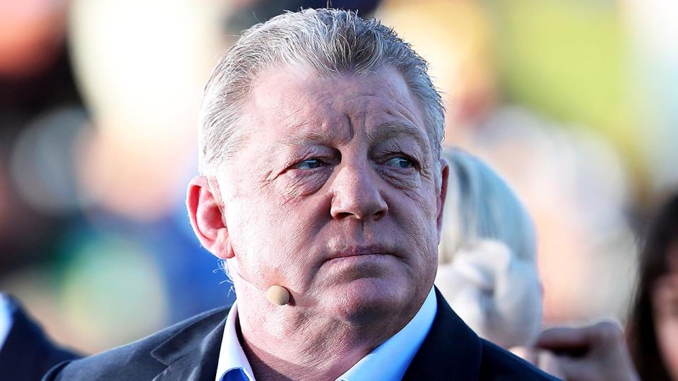 Gus Gould (pictured) has doubled down on his insistence the Penrith Panthers were on top in the first-half of the NRL grand final, despite criticism on social media. (Getty Images)