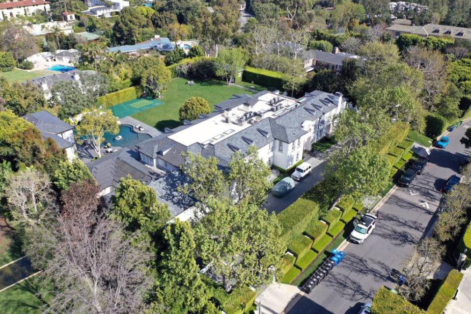 Diddy’s LA home, which includes eight bedrooms and 11 bathrooms, was bought in 2003. Connellan / MEGA