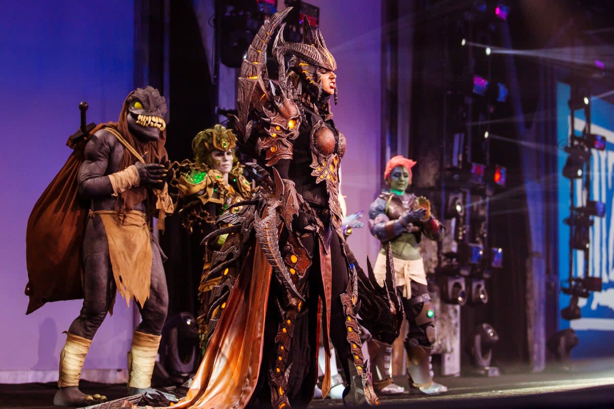 BlizzCon attendees show their allegiance to their fave games by dressing up as demons and beasts (Blizzard)