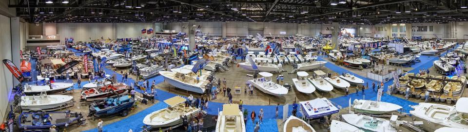 A total of 22 Central Florida boat dealers will have about 400 boats on display at the Orange County Convention Center, the company said.