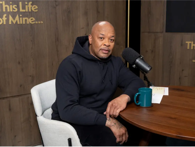 Dr. Dre war zu Gast beim SiriusXM-Podcast "This Life of Mine with James Corden". - Copyright: Emma McIntyre/Getty Images for SiriusXM