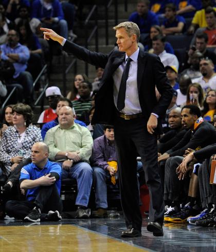 Coach Steve Kerr has pushed the right buttons all season long. (Getty)