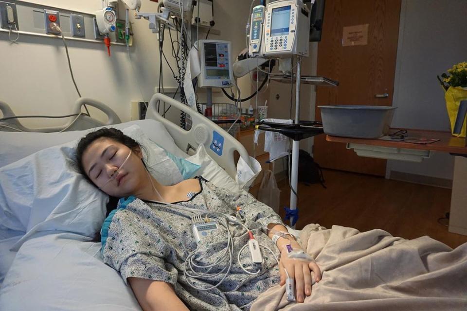In a now-viral Instagram post, 19-year-old Claire Chung opened about her battle with the acute lung injury EVALI due to vaping. (Photo: Instagram, @clairechunggg)