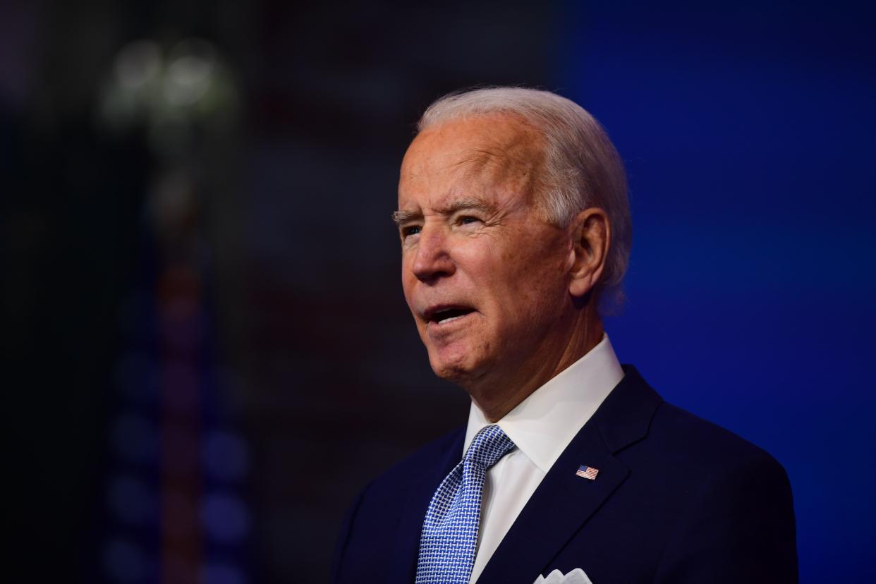 Joe Biden has been given permission by the White House to start getting top-secret national security briefings (Getty Images)