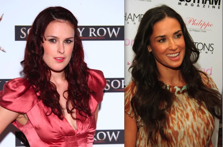 Rumer Willis & Demi Moore