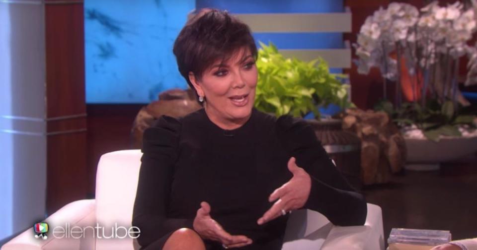 Kris opened up about her relationship with Corey on The Ellen DeGeneres Show (Copyright: Ellen)