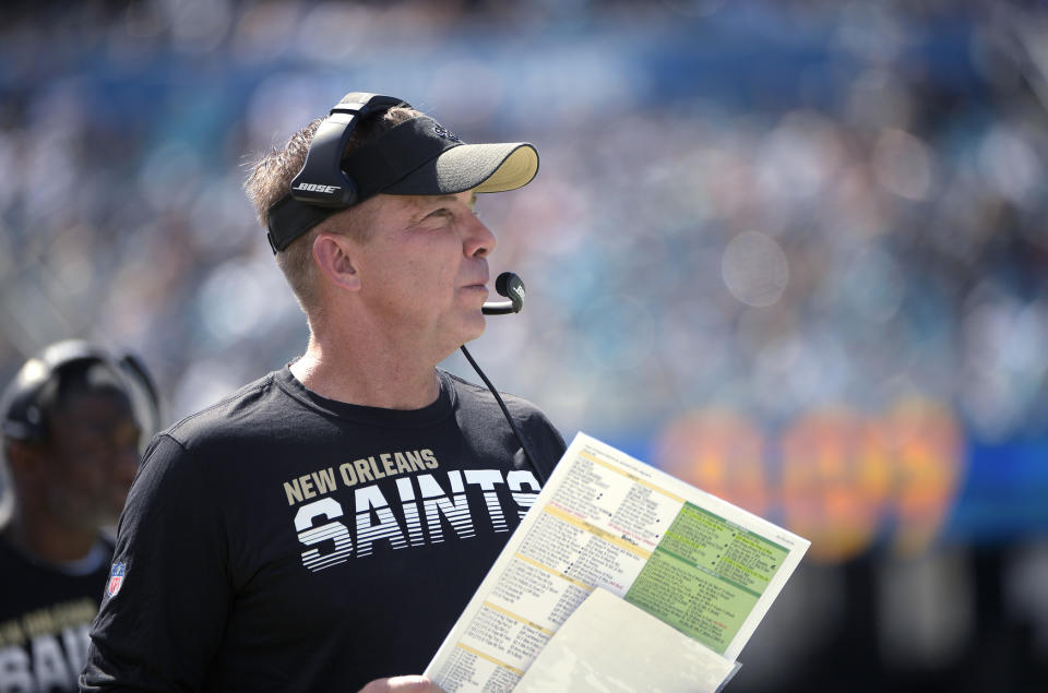 On Wednesday, New Orleans Saints head coach Sean Payton backtracked on comments he'd made the day before. (AP Photo/Phelan M. Ebenhack)