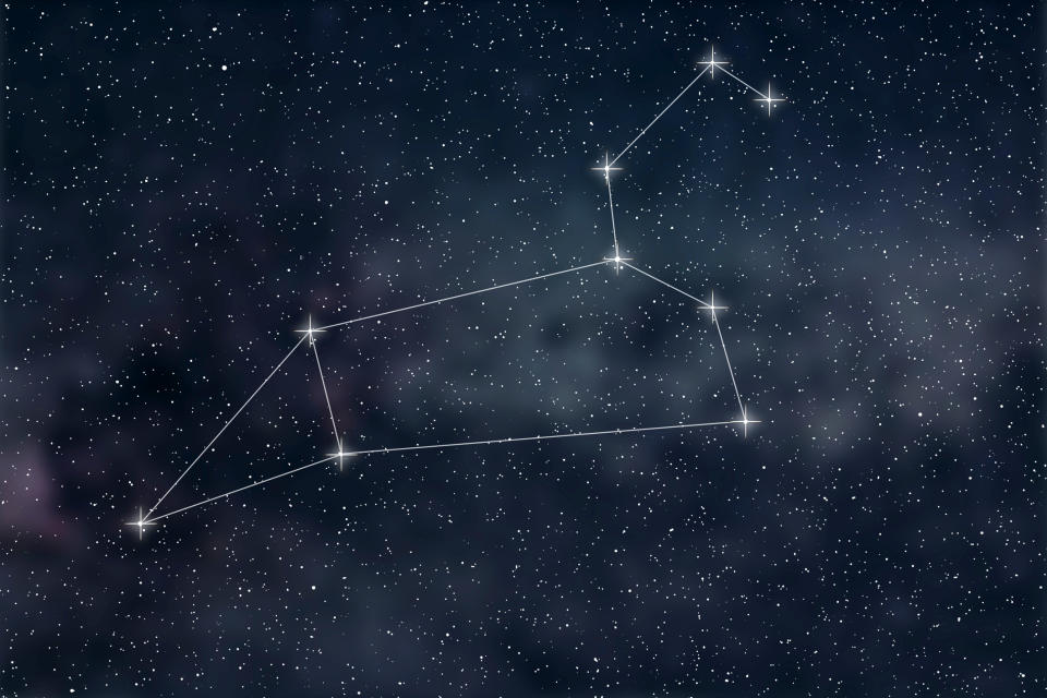 Zodiac Sign Leo constellation lines