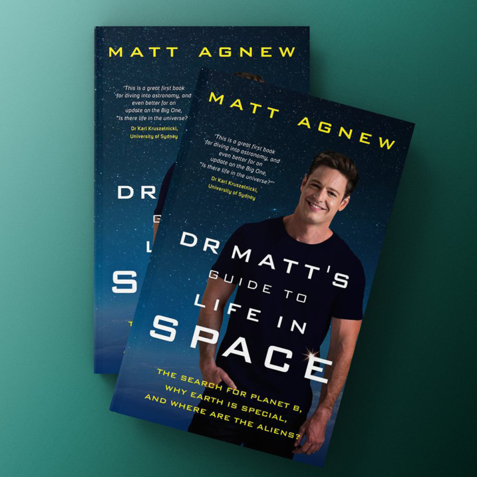 Matt Agnew's new book Dr Matt's Guide to Life in Space.