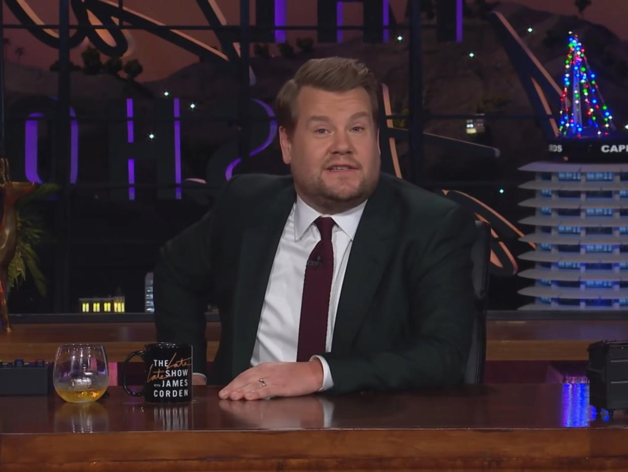 James Corden on The Late Late Show (CBS)