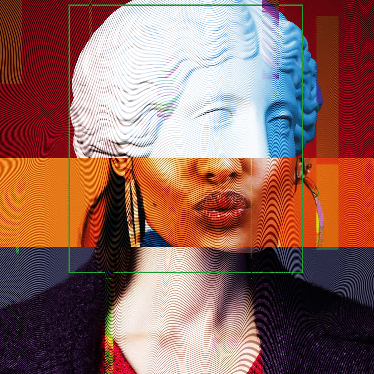  collage of woman for Identity Issue 2023 