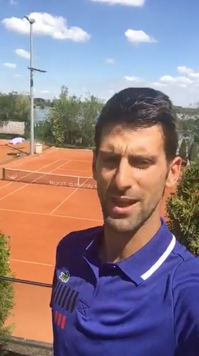 Novak Djokovic se retiró de lo que resta del año