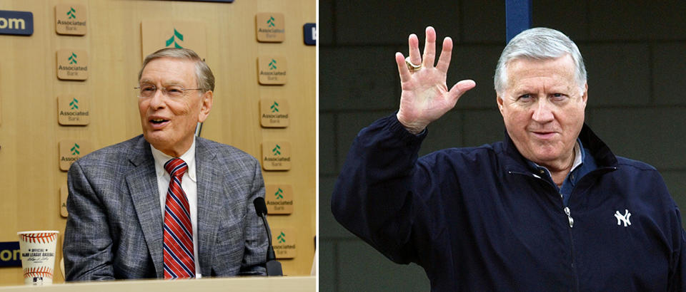 Bug Selig and George Steinbrenner are among the 10 names on the Today's Game Hall of Fame ballot. (AP)