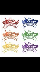 Design on Collectible Hanukkah Pouch