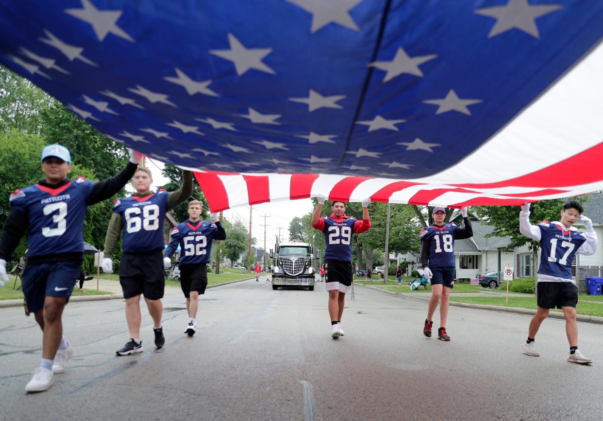 The 71st Appleton Flag Day Parade on Saturday June 11, 2022 in Appleton, Wis.Wm. Glasheen USA TODAY NETWORK-Wisconsin